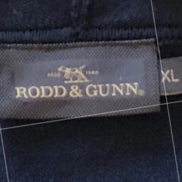 Rodd & Gunn Front Zip Sweater With Hood Navy Blue XL - Picture 11 of 11
